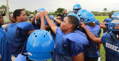 Hurricanes football scrimmage