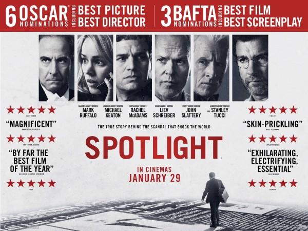 HARD HITTING JOURNALISM: The movie Spotlight won six Oscar nominations including best picture and director along with many other superlatives. 