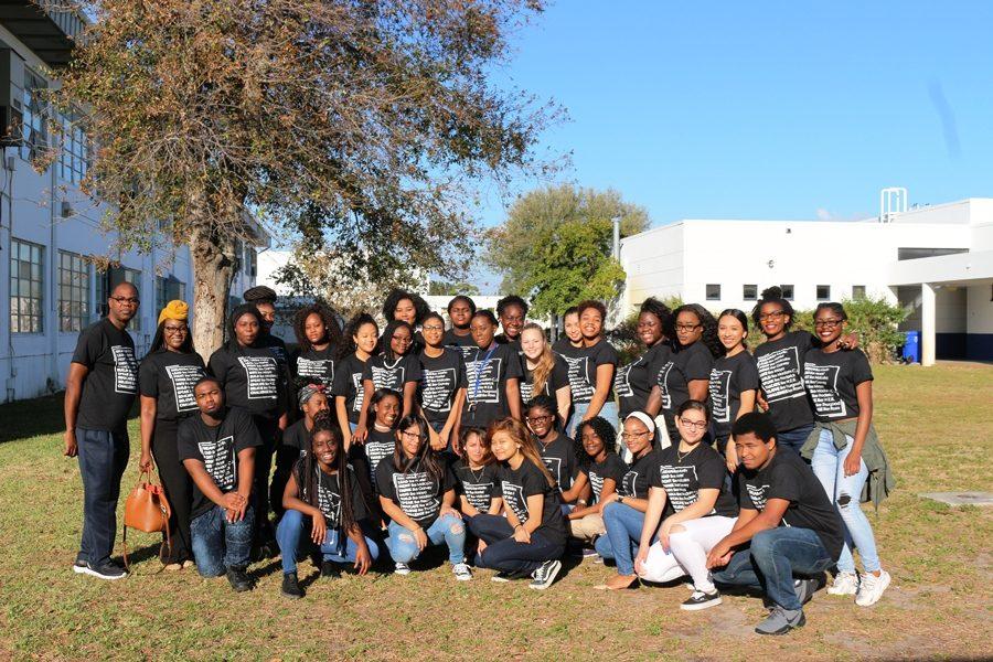 EDUCATING OUR PEERS: LPN students and Teen Outreach Program join to commemorate Black History Month. 