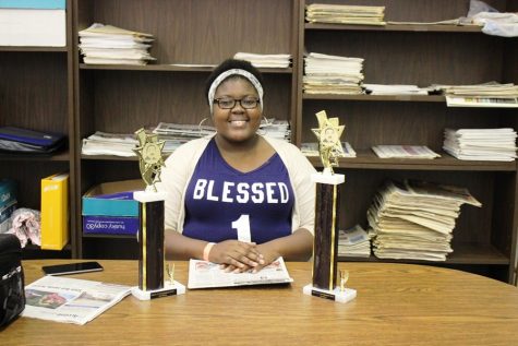 1ST & 2ND PLACE -
Editor-in-Chief Brianna Luberisse, had two wins , 1st and 2nd place at the Martin Luther King Coordinating Committee . 