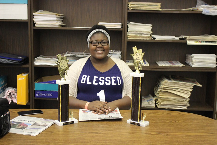 TAKING THE WIN: GroveWatch.com Editor-in-Chief Brianna Luberisse, a sophomore in the Journalism program, took the Martin Luther King Coordinating Committee Photo competition with two wins, first and second place.