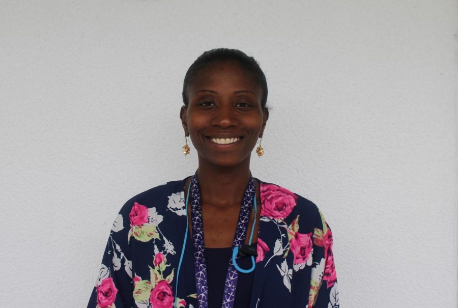 COOL CHEMISTRY: Ms. Dupuy is a chemistry teacher and part of the new staff at Inlet Grove. She describes her subject “as the best thing on earth and love because that’s what I have for this wonderful subject.”