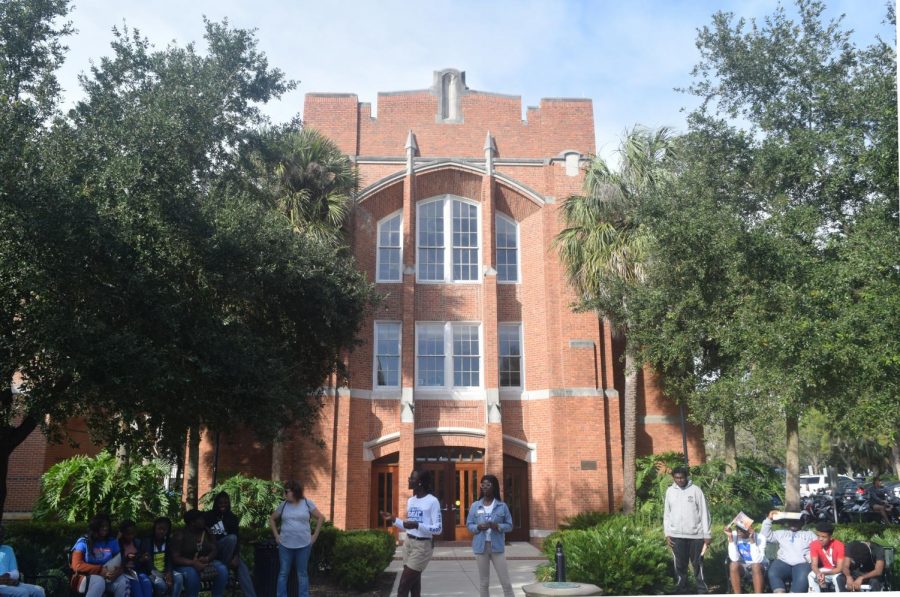 WELCOME TO THE SWAMP: Junior and senior Hurricanes got to experience a tour of the University of Florida campus on Nov. 1 through a college trip that also included tours of Florida State University and Florida Agricultural & Mechanical University.  