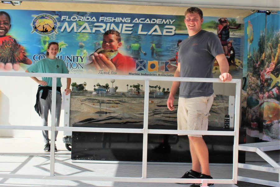 ON THE MOVE: The Florida Fishing  Academy visited with their Mobile Marine Lab.