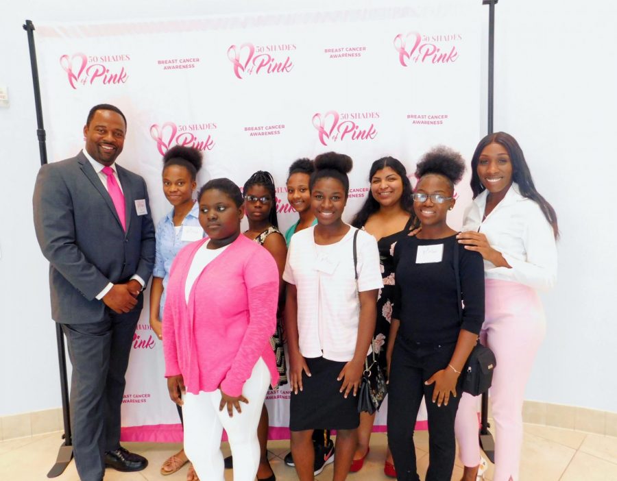 AMBITION : Students from the Goal Chasers Club were invited to an event on Oct.12 that was dedicated to Breast Cancer Month.