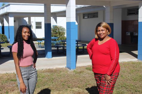 SWEET 16 ladies? Sophia Vincent (left) and Executive Administrative Assistant Ms. Barnes both celebrated today.

