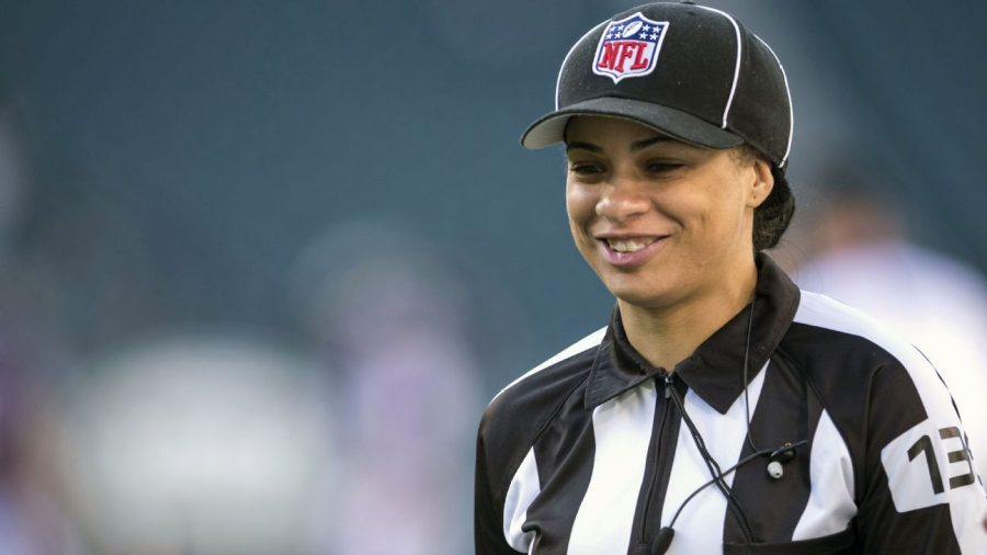 +She+has+been+hired+as+a+game+official+for+2021+season%2C+also+the+first+black+woman+to+join+the+leagues+on-field+officiating+staff.+Maia+she+also+mentioned+that+she+is+honored+to+be+selected+as+an+NFL+official.