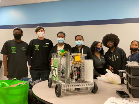 HIGH TECH: Our robotics Team 450 qualified for the league championships during its regional competition this weekend . 
They beat out 28 teams and ranked in the top 10 said Mr. Martinez, our Web Design teacher.