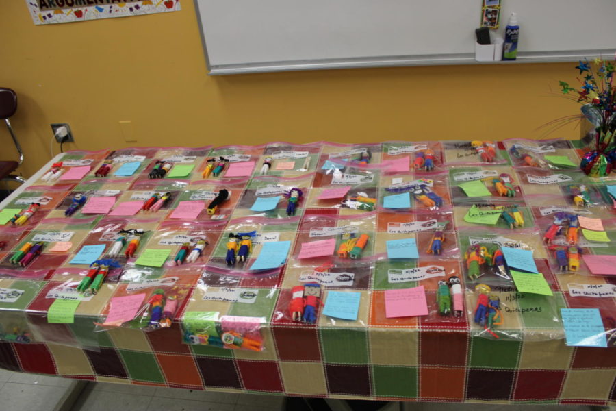 NO WORRY: Ms Companioni Spanish students created guatemalan worry dolls.
