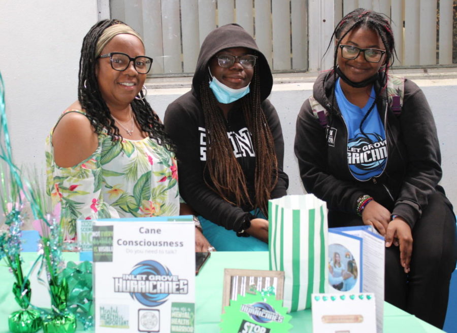 SERENITY: On Tuesdays and Thursdays, Ms. Skinner will be in front of the cafeteria giving out treats and interacting with students for Mental Health Awareness Month. 