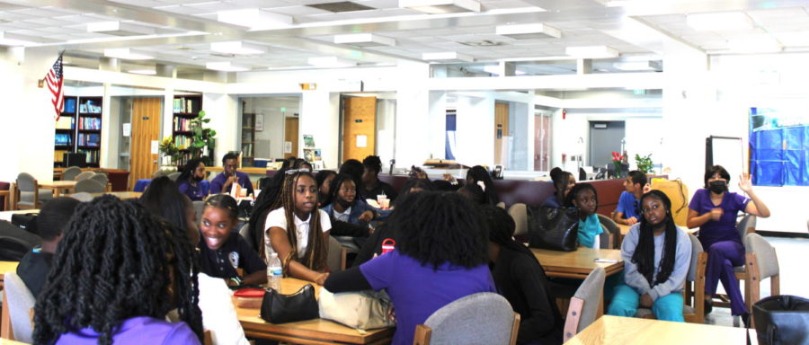 READY TO STORM: As Canes returned to school, clubs are also returning including Student Government Association. Members assembled after school on Thursday in the Media Center to plan the upcoming events for the school year.
