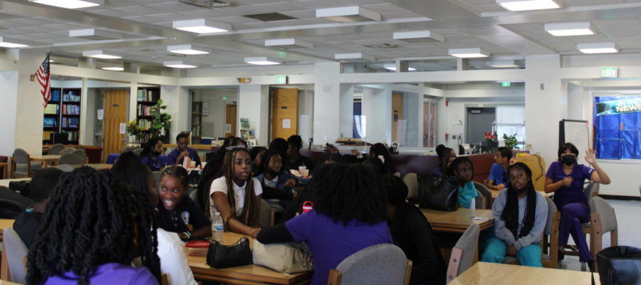 READY TO STORM: As canes returned back to school, clubs are also returning including Student Government Association. Members assembled  afterschool to plan for the upcoming events for the School year.