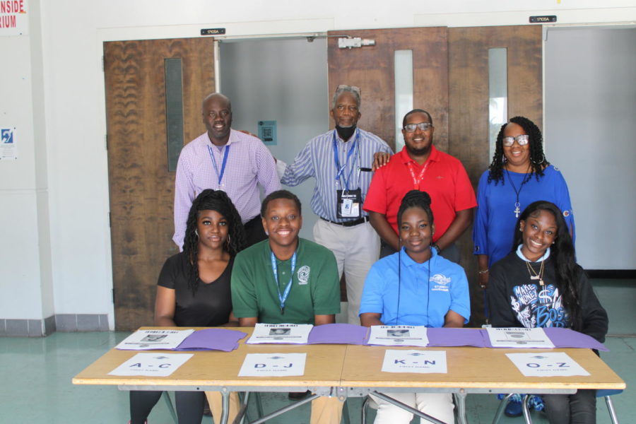 CONDUCT: Community Language Facilitator Mr. Dorvil, Journalism teacher Mr. Hanif, Case Manager Mr. Baker, Mental Health
h Administrator Ms. Skinner and the Advance Journalism class took students ID photos on Wednesday and distributed the 
Freshmen and Sophomores IDs during lunch on Aug. 24. They did an incredible job, they were very professional said Baker. They knew exactly what to do, I trained them on how to actually take the photos and theyre just incredible students and its just a testament on Mr. Hanif and the quality of the students that we have at Inlet Grove and how theyre always willing to step in and participate.
