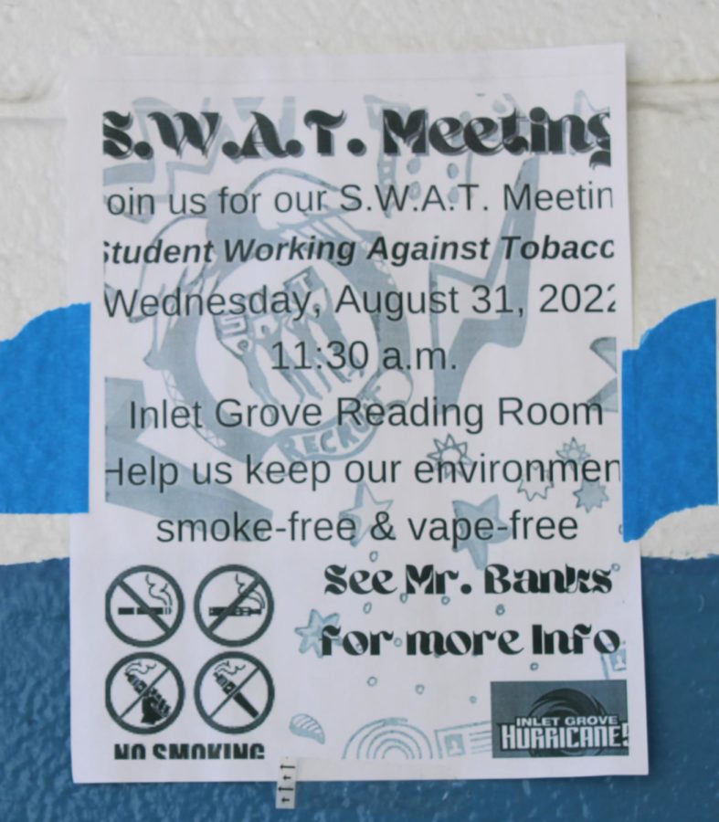 FIGHT BACK: On Wednesday, Aug. 31, hosted by Mr. Banks, he held their first S.W.A.T meeting bringing students together to resist all drugs.