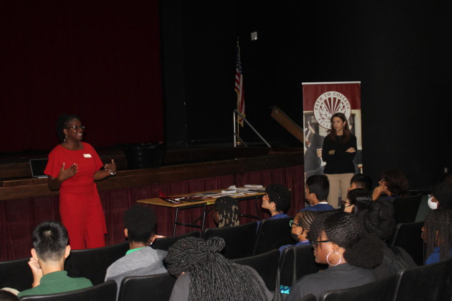 UNION: The top 10% of the Sophomore class attended a presentation in the auditorium Sept. 8 by the organization founded in 2017. Visit pathtocollege.org.