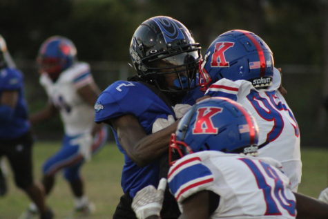 NOT ENOUGH OFFENSE: As the Hurricanes took a tough home loss against Kings Academy on Oct. 28.