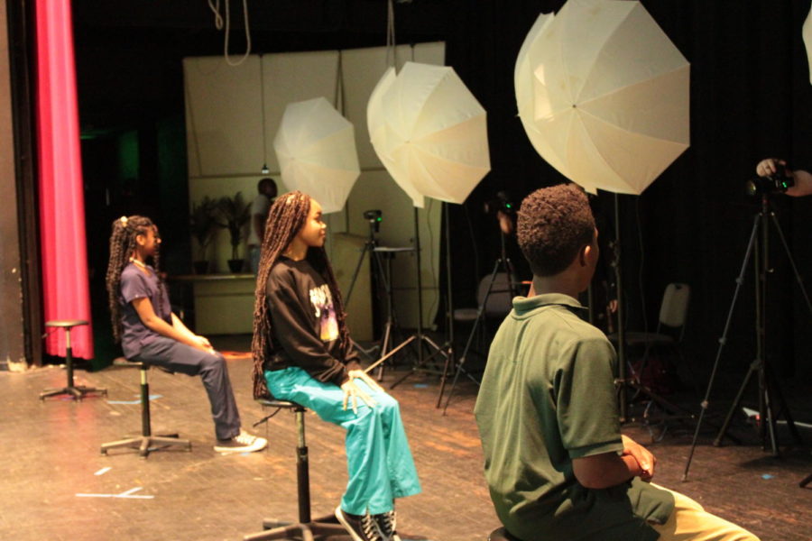 SNAPSHOT: Cady Studio photographed the underclassmen portraits for the 2023 yearbook in the auditorium. 