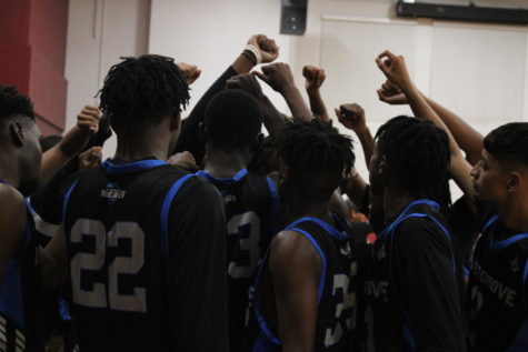 TEAMWORK: The Canes varsity and JV basketball team took a victory against Somerset College Preparatory Academy. With JV winning 74-30 and varsity 73-51.  