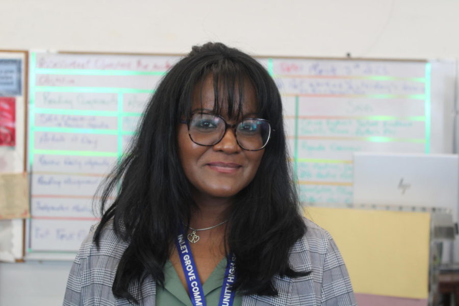 EXTRA HELP: Ms.Charan is an Intensive Reading teacher located upstairs in building 5. She helps students bomb that EOC, and motivates them at the same time.