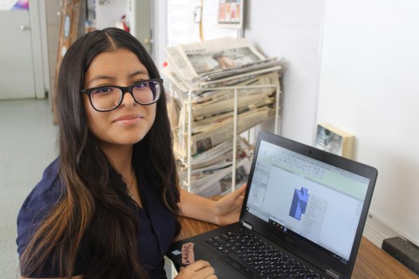 Stefany Francisco, a junior in the Architecture program at Inlet Grove Community High School, is interested in attending the University of Miami due to its focus on architecture. Shes wants to explore both interior and exterior architecture. In a decade, she sees herself as an architect, creating designs for houses.