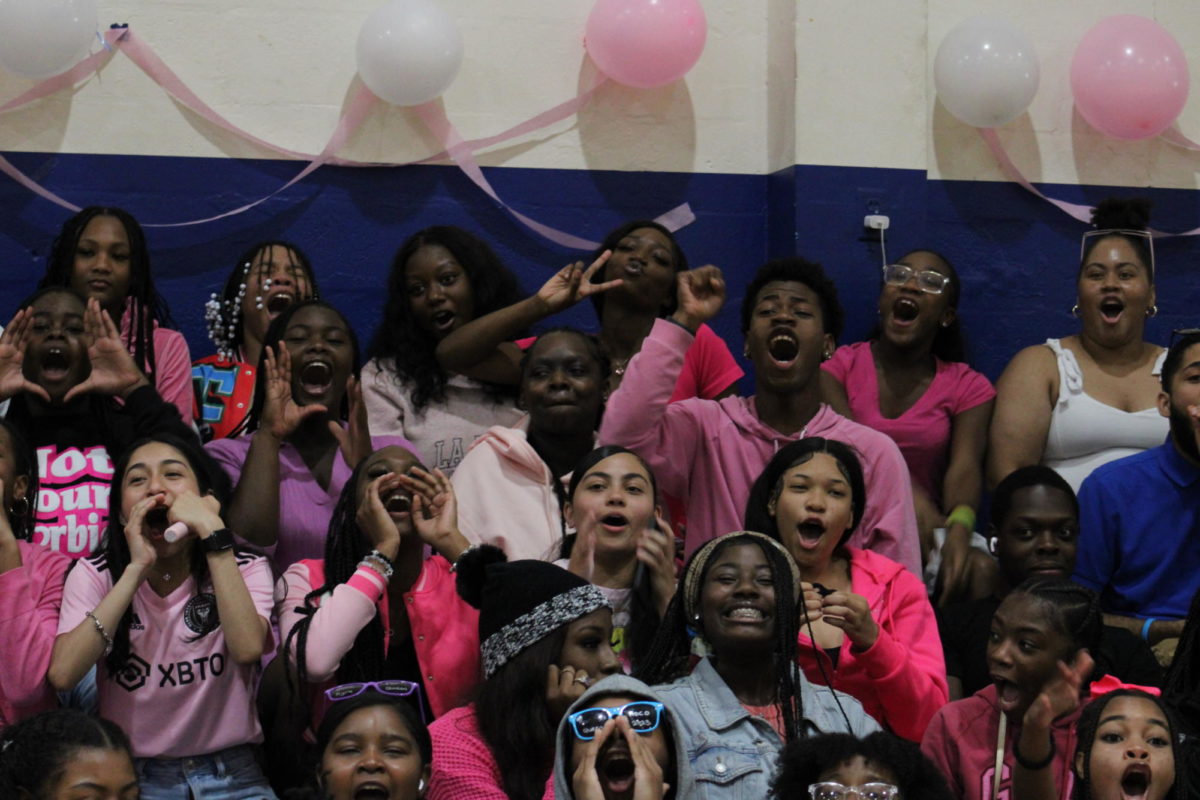 ENERGY: SGA held their first pep rally of the year in honor of Breast Cancer Awareness and  the Homecoming Football Game