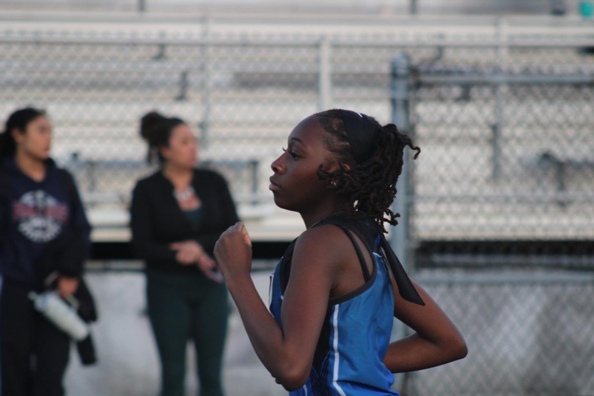 SPEEDY: The track team had their second meet of the year at Dwyer High School on Feb. 27.