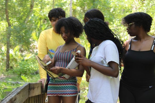 THE CANES WERE THERE: To end the school year, the Multimedia team took a field trip to Wekiwa Springs State Park to enjoy its crystal-clear waters and long, winding nature trails after another successful year of publications.