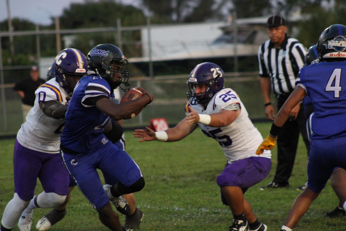 DISCIPLINED MENTALITY: The Hurricanes took a loss against Fort Pierce on Friday Sep. 20. 