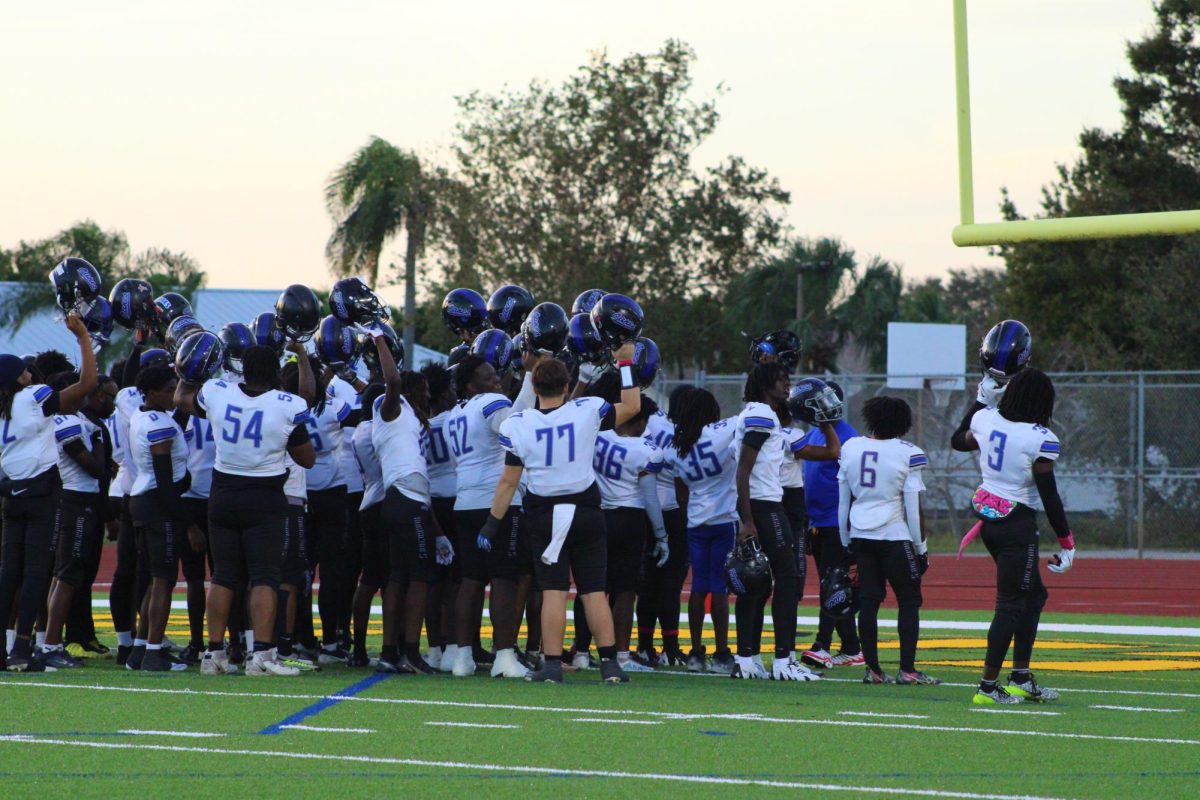 CONQUER: The Jupiter Christian Eagles lost to the hurricanes 36-12 on Oct 24th. Allowing the hurricanes to proceed into the class 2A playoffs.