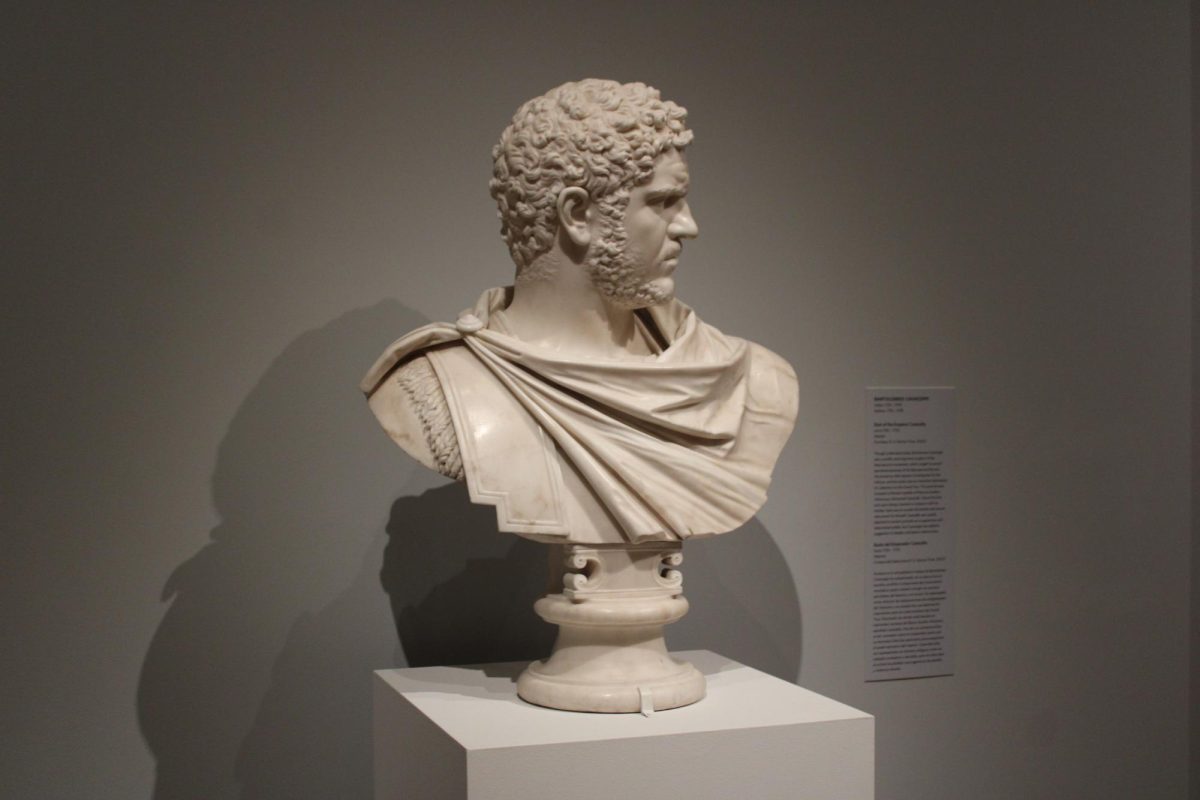 ART SPEAKS: The Art Club visited the Norton Museum of Art on Nov. 22, where they viewed many art pieces that showed expression and meaningful convention, one of them being the portrait of Caracalla which represents his military virtues.