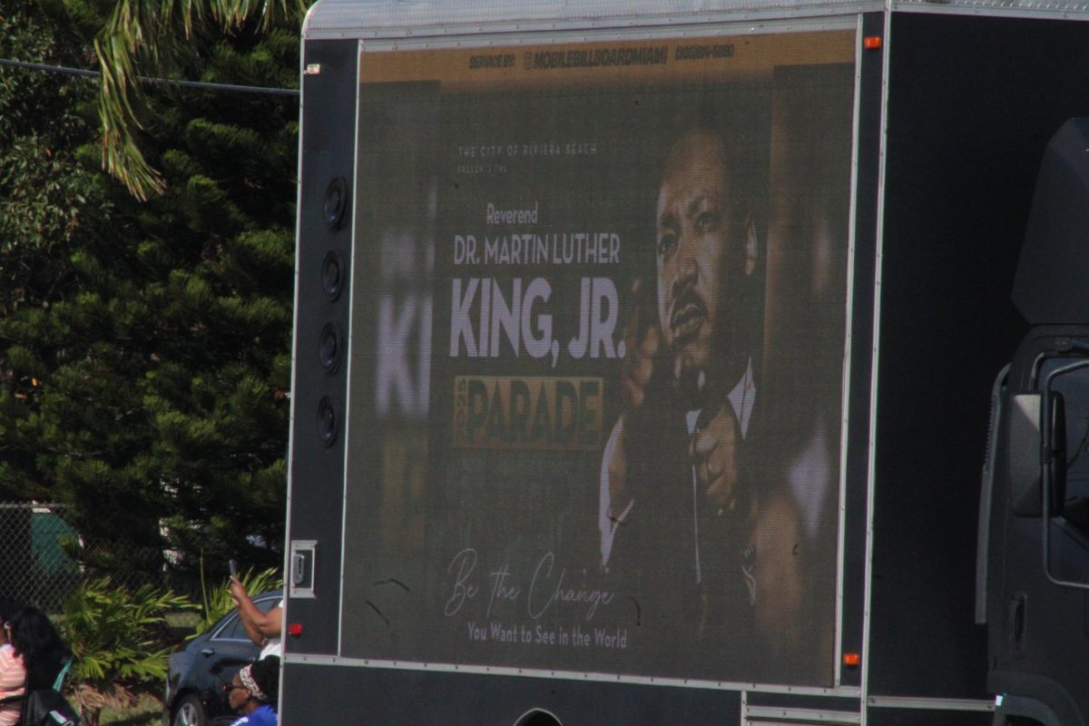 CONTINUING THE MOVE: The procession for Dr.King was held on Jan 19. With many members of the community coming together,  the procession route began on Congress avenue ending on MLK Blvd and Avenue p. 