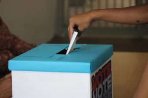 DECISION DAY: Voting took place during lunch where Juniors had the opportunity to vote for their desired class officers. Students were voting for the roles of President, Vice president, Secretary, Treasurer, and Historian. The results are to be posted in the afternoon of August 28, 2025.
