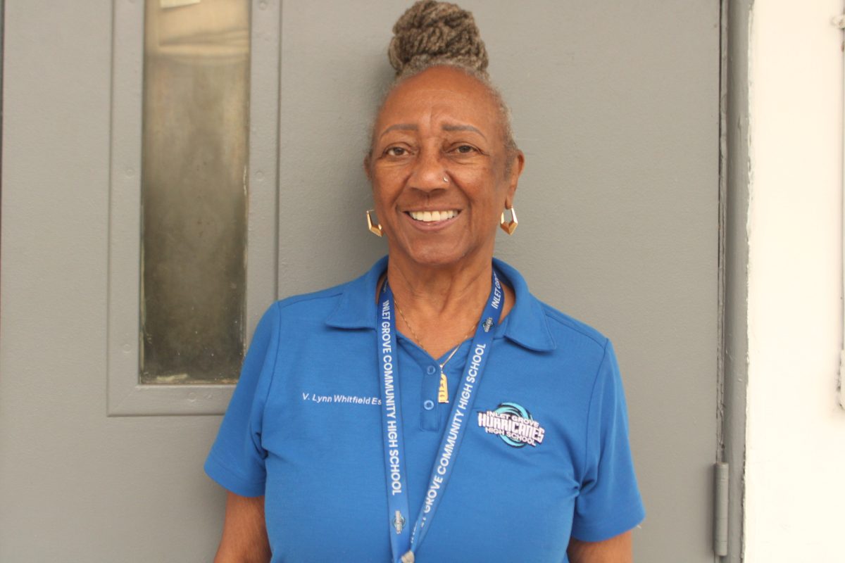 ORDER IN THE COURT: Ms. Whitfield is the Pre-law teacher at Inlet Grove.