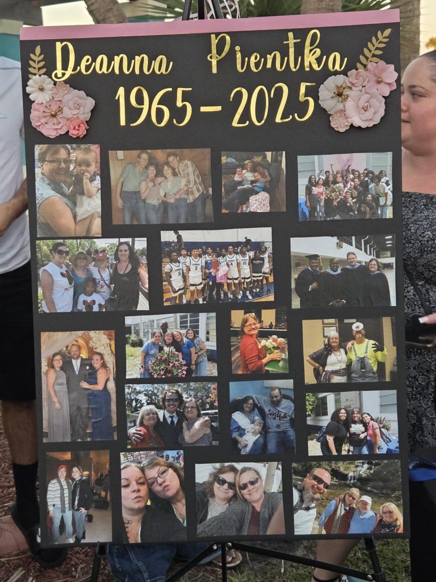 ISN'T SHE LOVELY: In Nov. 16, a memorial was held for the amazing Deanna Pientka, who dedicated 20 years of her life to Inlet Grove. Former and current, students, teachers and family of Ms. Pientka, all gathered at Singer Island Beach to honor the legacy she lived. 