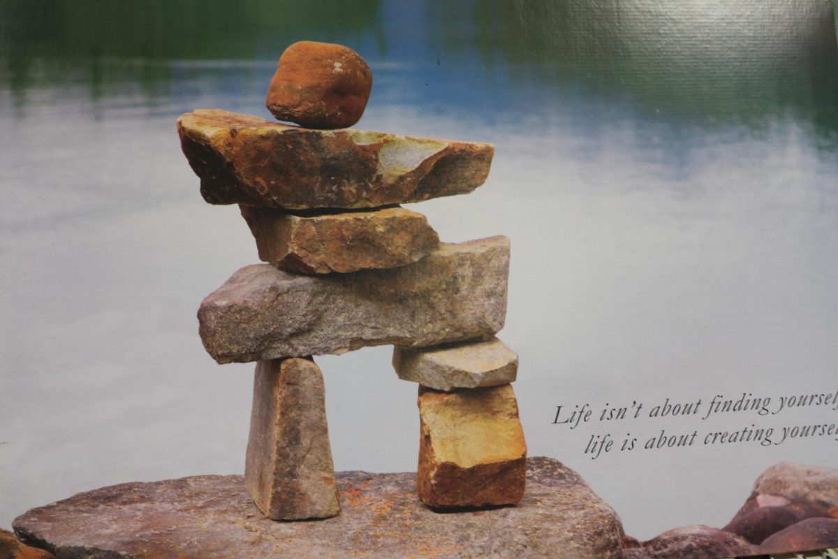 POSTER: This represents that life is not perfect.