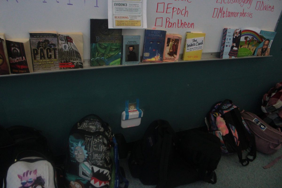 RULES: Put your bags to the side of class when class starts.