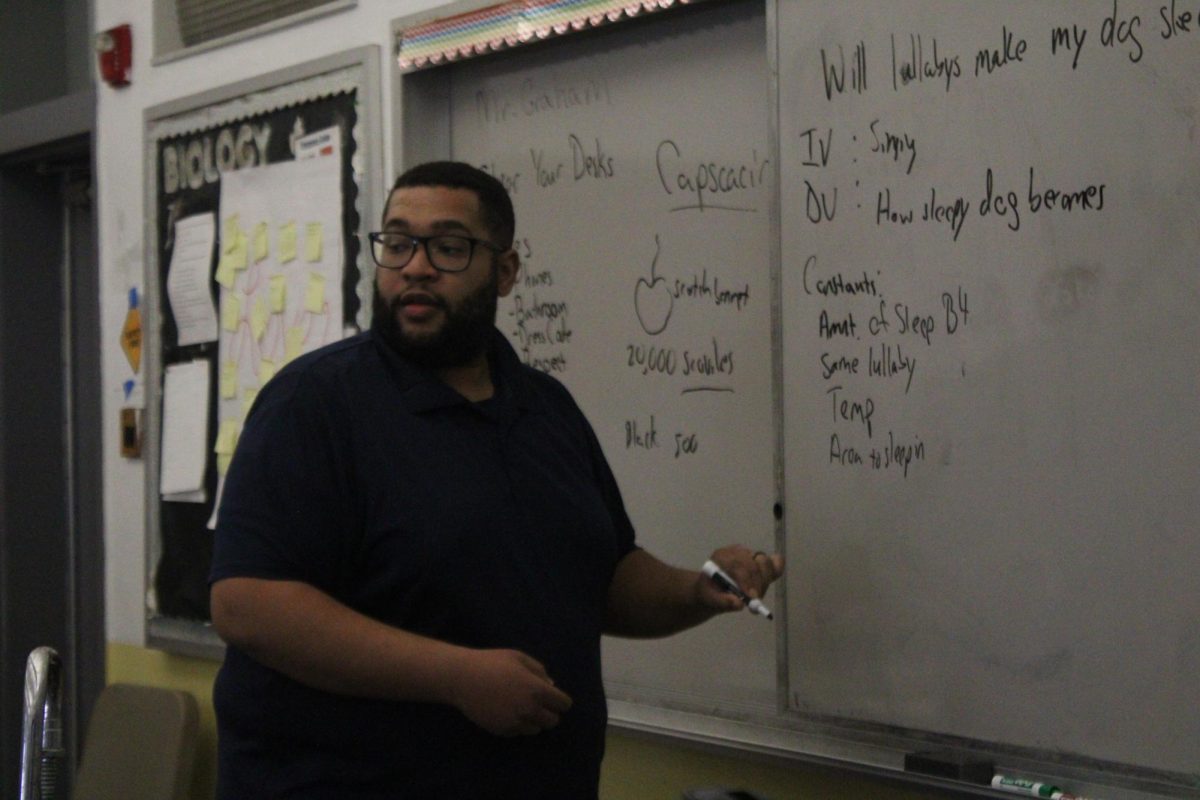 NEXT UP: Meet Mr.Graham a reappearing teacher here at Inlet Groves that teaches environmental and physical science in room 706 (I took this photograph with, my aperture on 5.6, my ISO on 200, and my shutter speed on 1,400).