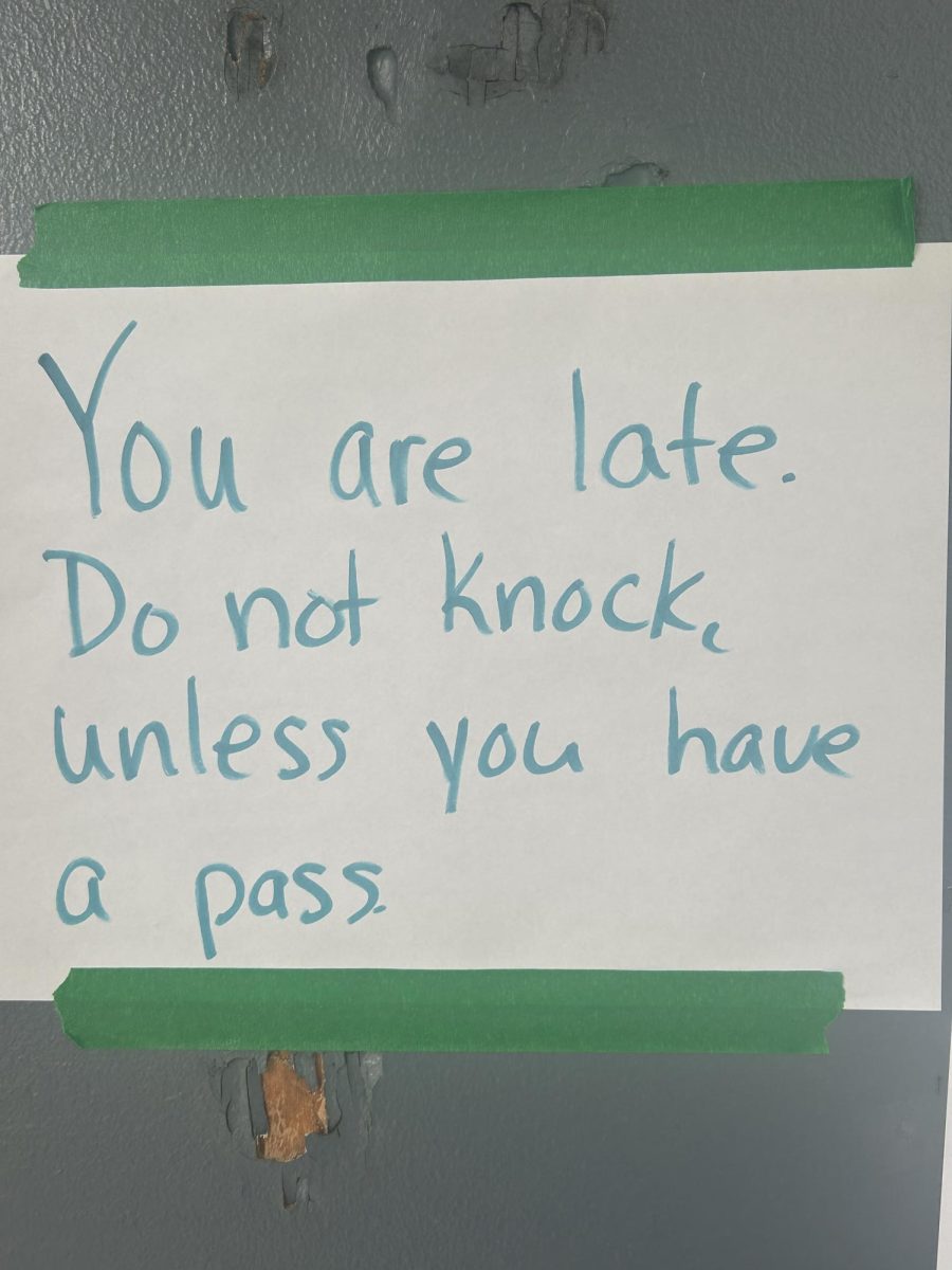 NOTICE: Respect the sign or keep it pushing.