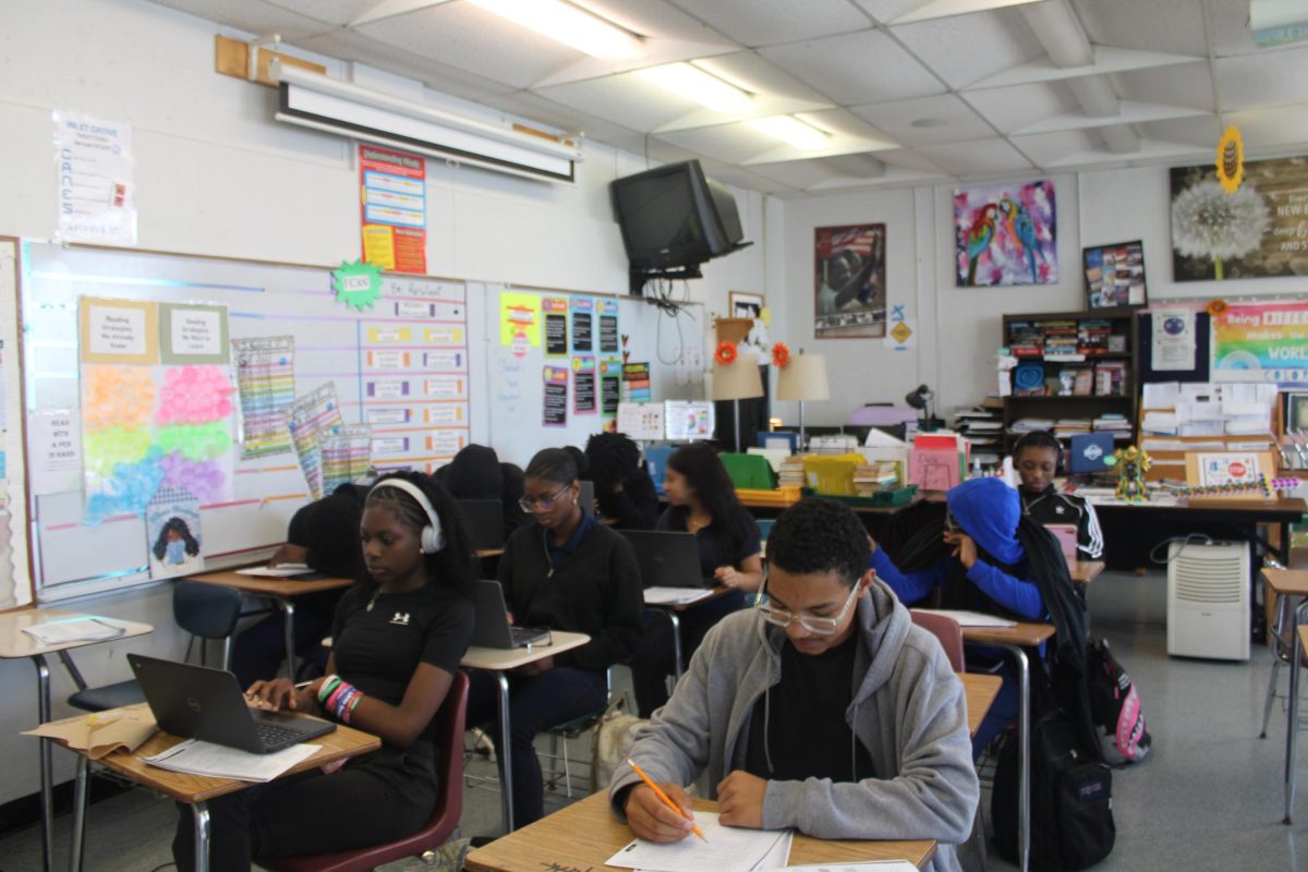 READING: These students are working so they can pass the quarter.