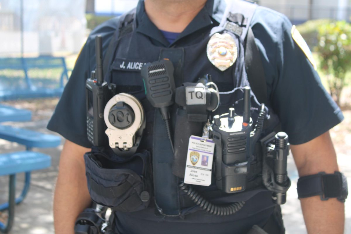 PREPARED: Not just a badge, a responsibility worn daily. (Officer A)